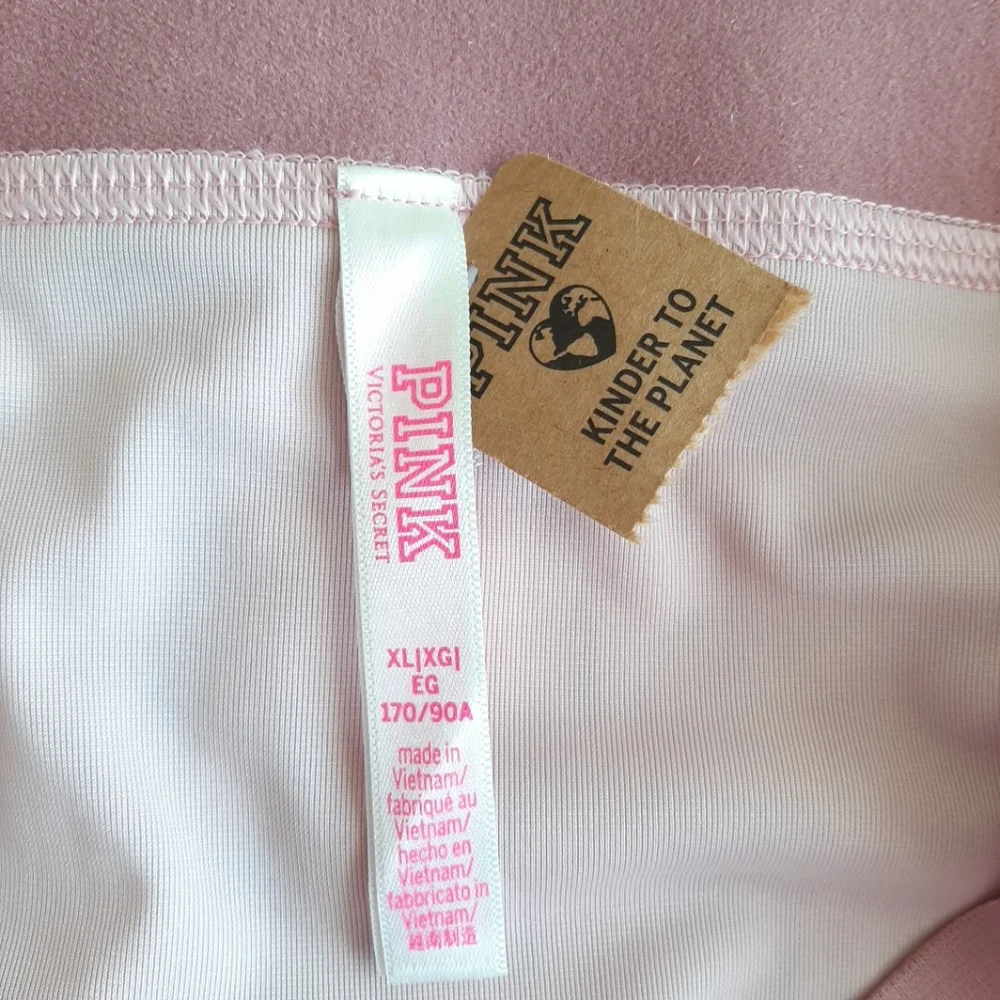 NWT PINK VELVET SET Bralette Panty XL - Picture 11 of 12